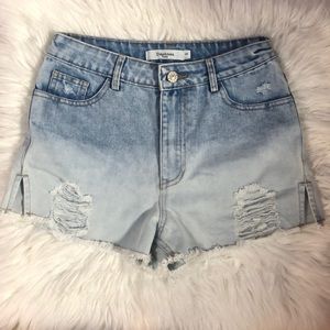 Light Wash Denim Shorts